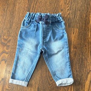 First Impressions Blue Kids Jeans with Bow